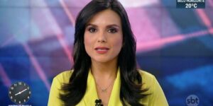 Márcia Dantas, jornalista e apresentadora do SBT, já revelou briga com o patrão em sua carreira (Reprodução - SBT)