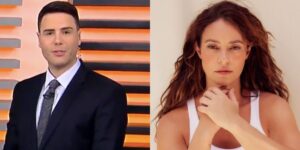 O que Luiz Bacci falou ao ver notícia de Paolla Oliveira em telejornal  (Foto: Reprodução / Cidade Alerta / Renan Oliveira)