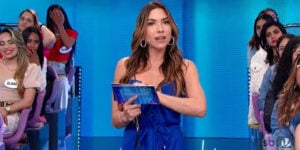 Patrícia Abravanel perde a linha no programa Silvio Santos (Foto: Reprodução)