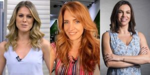 Poliana Abritta, Jacqueline Brazil e Ana Paula Araújo (Reprodução - Globo)