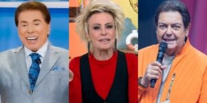 Silvio Santos, Ana Maria Braga e Faustão: as mudanças em 2023 (Foto: Reprodução/SBT/TV Globo/Band)