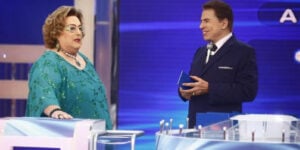 Silvio Santos e Mamma Bruschetta (Foto: Reprodução/ SBT)