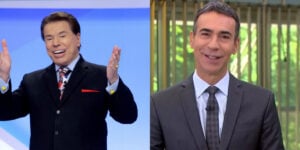 Fenômeno que Silvio Santos sonha em ressuscitar até hoje tinha César Tralli no elenco - Foto: Reprodução/TV FOCO