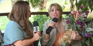 Tati Machado entrevistando Susana Vieira no Encontro (Foto: Reprodução/Globo)