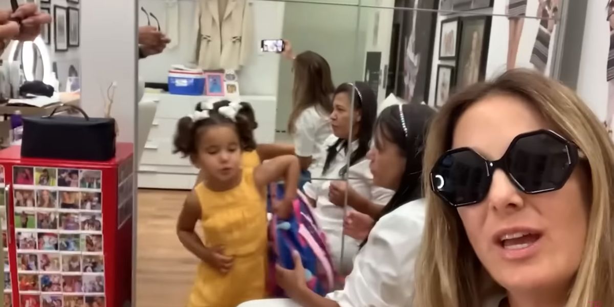 Ticiane Pinheiro mostrou a todos o seu luxuoso Camarim (Reprodução - Youtube) Ticiane Pinheiro mostrou a todos o seu luxuoso Camarim (Reprodução - Youtube)