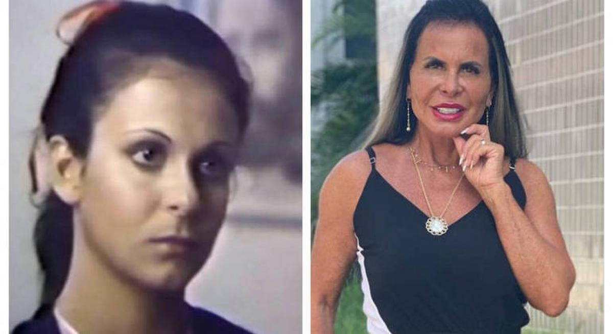Gretchen em registro raro, super novinha, surpreendeu os fãs com a aparência (Foto Reprodução/Internet)