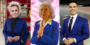 Ana Maria Braga, Fernanda Monte Negro e Luiz Bacci em montagem - Foto Reprodução Internet