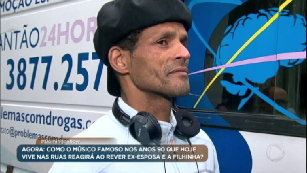 Última aparição na TV (Foto: Reprodução/ Record)