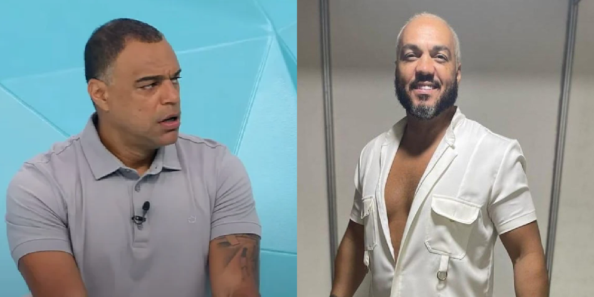 Denílson e Belo (Foto: Reprodução/ Internet)