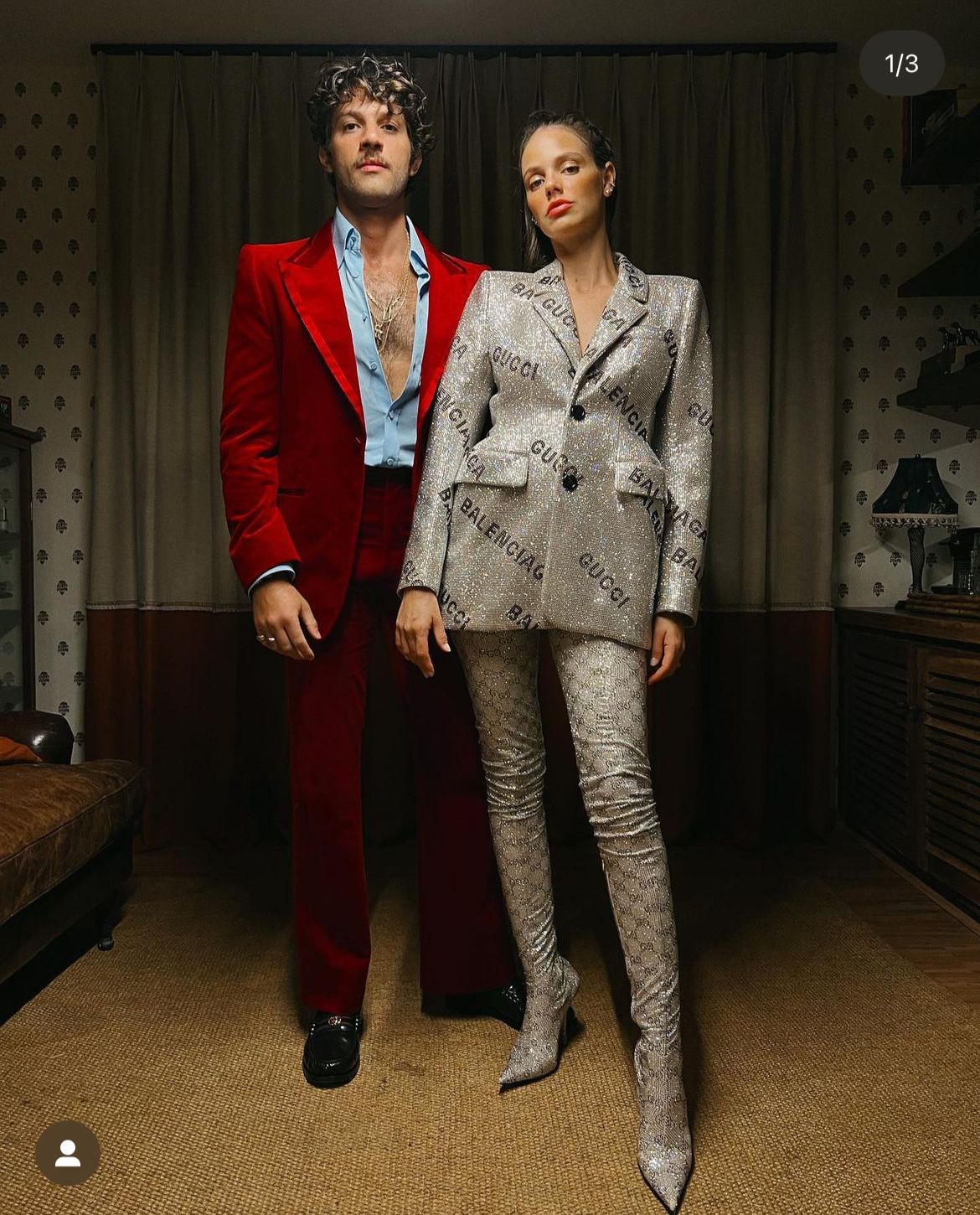 Chay Suede e Laura Neiva - Foto Reprodução Instagram
