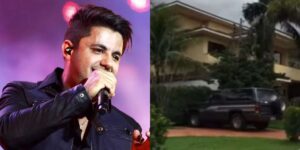 Cristiano Araújo / Foto da mansão que o cantor morava - Montagem TVFoco