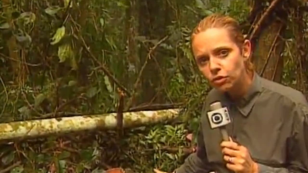 Eleonora Paschoal cobrindo o acidente do Mamonas Assassinas - Foto Reprodução