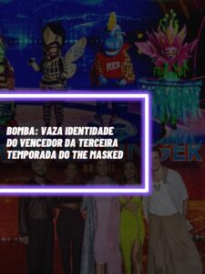 Essa é a pessoa que venceu a terceira temporada do The Masked Singer Brasil (Foto - Montagem TV Foco).
