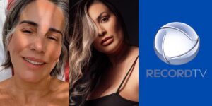 Glória Pires, Andressa Urach e Record (Fotos: Reproduções / Instagram / Ana Zago e Maurício / Record)
