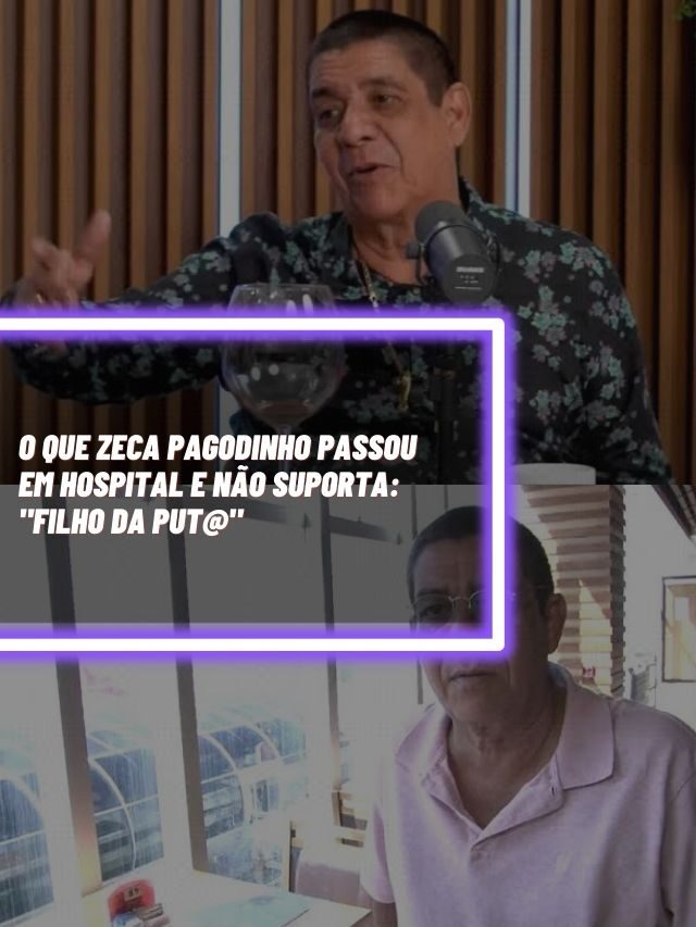 O que Zeca Pagodinho passou em hospital e não suporta: “Filho da put@”