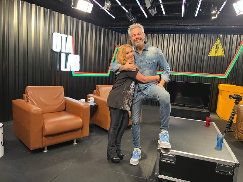 Joelma ao lado de Otaviano Costa (Foto: Reprodução/ Internet)