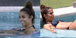 Key Alves na piscina do BBB23 - Foto Reprodução Internet