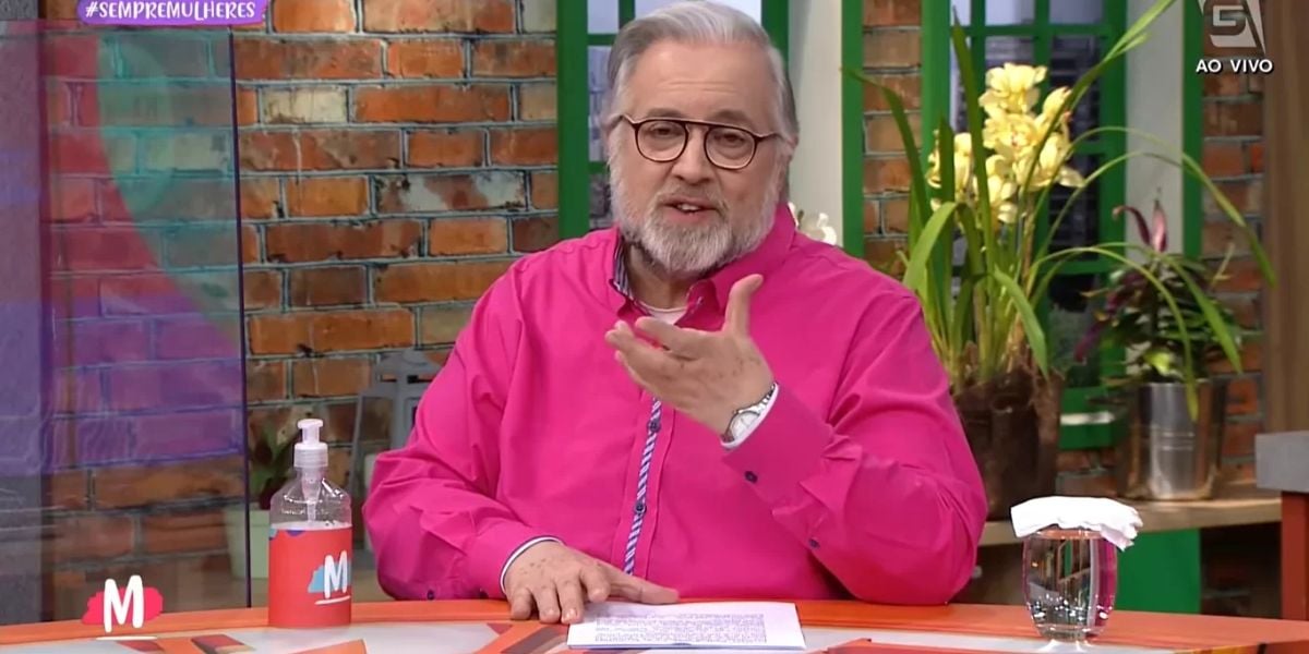 Leão Lobo no programa Mulheres da TV Gazeta - Foto Reprodução Internet