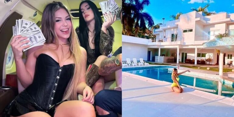 Jatinho, maleta cheia de dólares, mansão e R$500 mil ao mês: Aos 16, Melody é milionária e patrimônio choca Jatinho, maleta cheia de dólares, mansão e R$500 mil ao mês: Aos 16, Melody é milionária e patrimônio choca