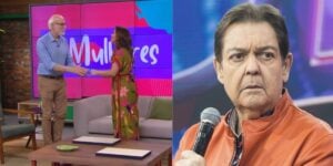 Odilon Wagner e Regina Volpatono programa Mulheres, na TV Gazeta - Foto Reprodução Internet