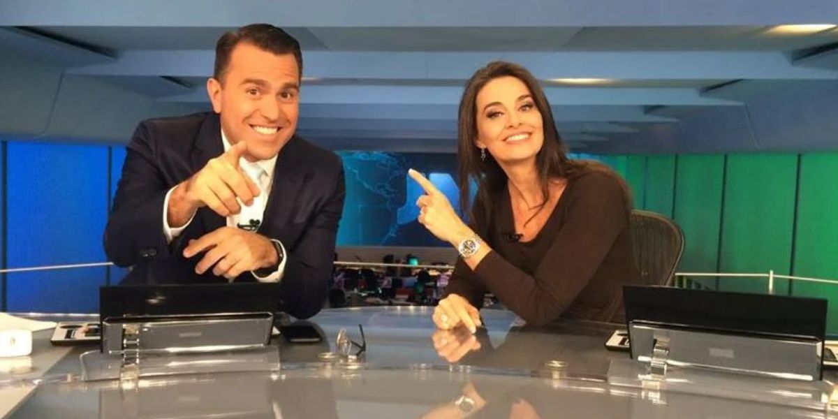 Rodrigo Bocardi e Carla Vilhena - Foto Reprodução Internet