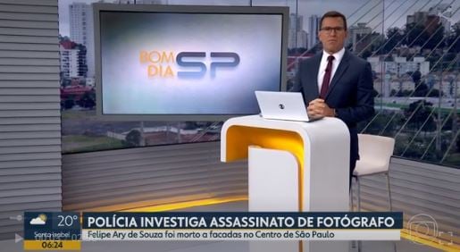 Rodrigo Bocardi no Bom Dia SP - Foto Reprodução Globo