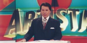 Silvio Santos na casa dos artista - Foto Reprodução SBT