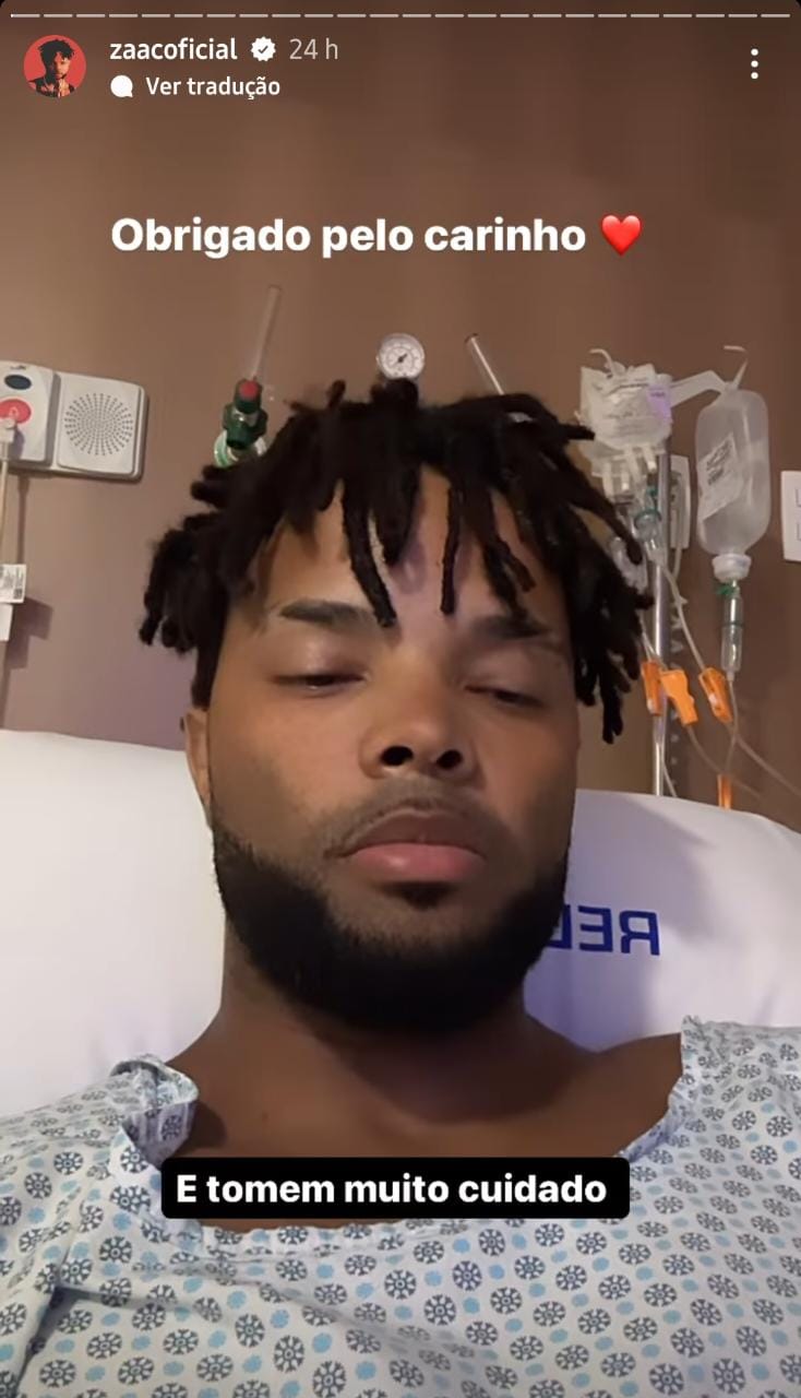 Publicação de MC Zaac (Foto: Reprodução/ Instagram)