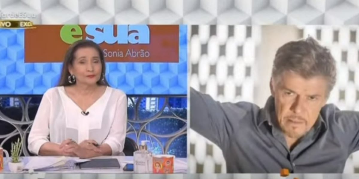 José Mayer mandou áudio ao "A Tarde é Sua" (Foto: Reprodução/RedeTV!)