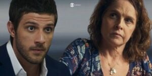 Ari e Núbia em Travessia (Foto: Reprodução / Globo / Montagem TV Foco)