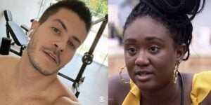 Arthur Aguiar campeão do BBB22 e Sarah Aline do BBB23 (Foto: Reprodução / Instagram / Globoplay)