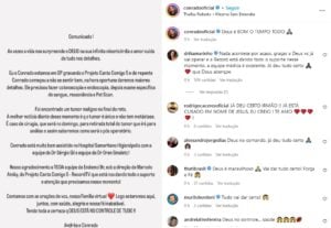 Conrado, marido de Andréa Sorvetão descobriu câncer no reto (Foto: Reprodução / Instagram)