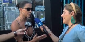 Deborah Secco deu entrevista ao TV Fama (Foto: Reprodução / RedeTV!)