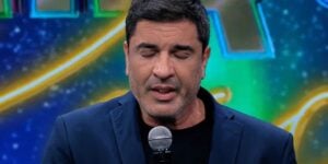 Edu Guedes foi homenageado no programa do Faustão (Foto: Reprodução / Band)