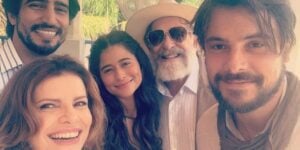 Elenco de Mar do Sertão , com José de Abreu e Débora Bloch em destaque (Reprodução: Instagram)