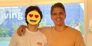 Marcio Garcia com o filho, Pedro. Foto: Reprodução/Redes sociais