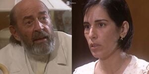 Geremias (Raul Cortez) e rafaela (Glória Pires) em cenas de O Rei do Gado (Foto: Reprodução / Globo)