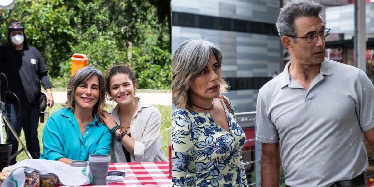 Glória Pires, Maísa e Marcos Pasquim no filme Desapega (Reprodução: Instagram)