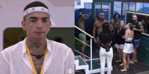 MC Guimê levou punição no BBB23 (Foto: Reprodução / Globoplay)