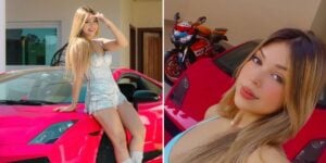Melody chama atenção com fortuna e carros de luxo. Foto: Reprodução/Instagram