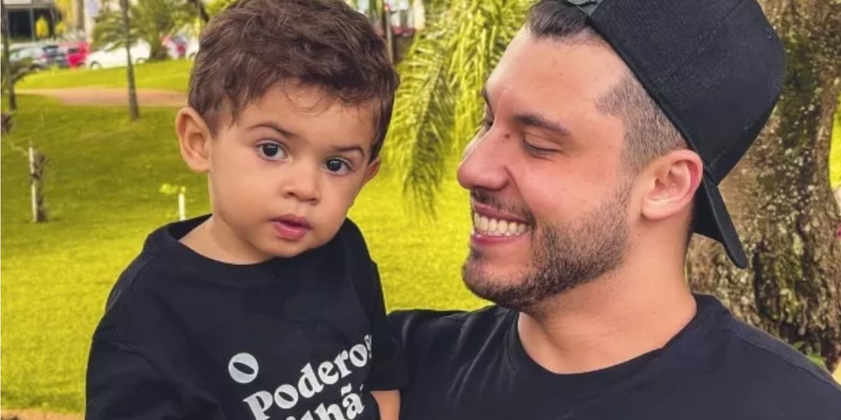 Murilo Huff ao lado do filho, Léo - Foto: Reprodução/Internet