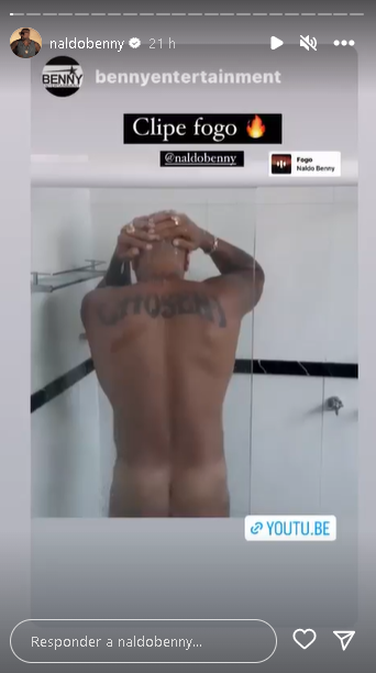 Naldo Benny voltou a ser assunto e dessa vez por mostrar o bumbum (Foto: Reprodução/ Instagram)