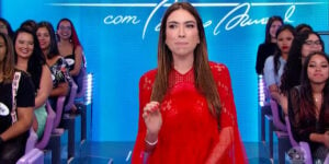 Patrícia Abravanel no Programa Silvio Santos (Foto: Reprodução)