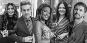 Helô, Stenio, Brisa, Guida e Oto vão movimentar a reta final de Travessia (Foto: Reprodução / Globo / Montagem TV Foco)