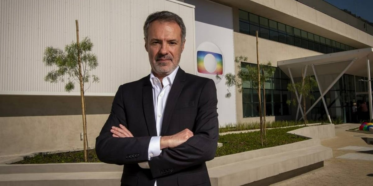 Ricardo Waddington completou 40 anos de emissora (Foto: Divulgação/TV Globo)