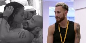 Fred tem reação chocante ao descobrir beijo entre Sarah e Ricardo no BBB23 (Foto: Reprodução / Globoplay)