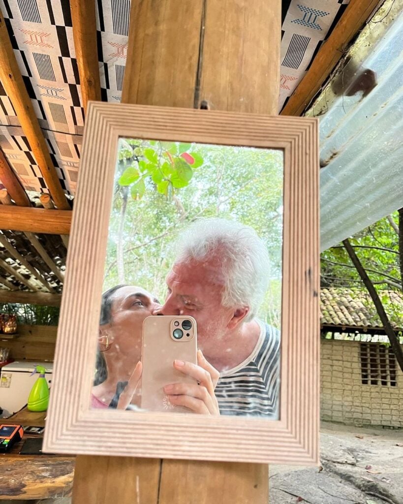 Pedro Bial recebe declaração de amor. Foto: Reprodução/Instagram