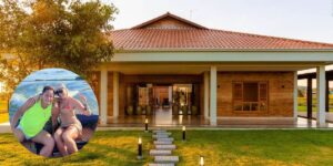 A mansão de Poliana Rocha e do cantor Leonardo - Foto Montagem TVFOCO