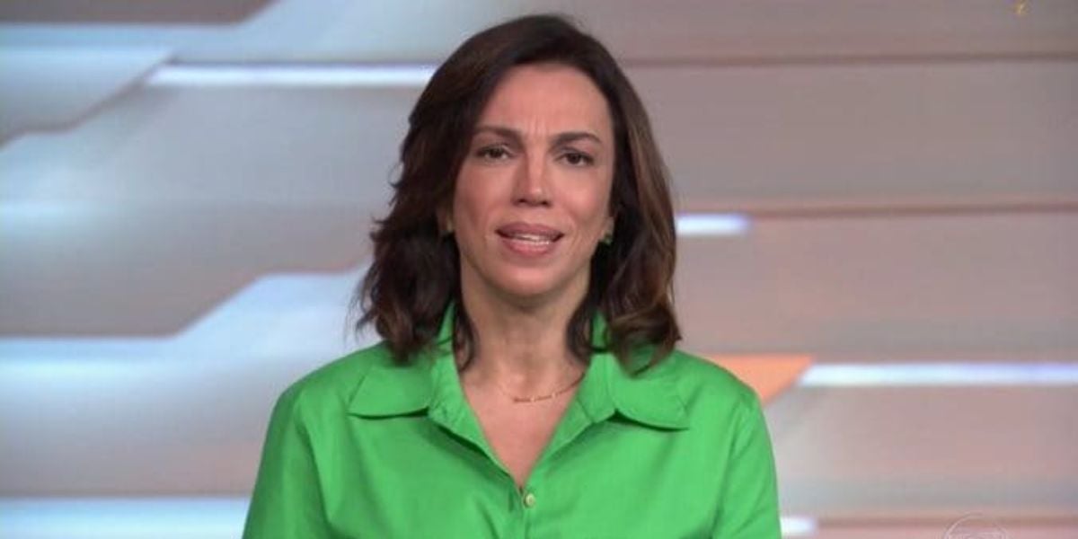 Ana Paula Araújo no Bom Dia Brasil (Reprodução - Globo)