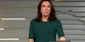 Ana Paula Araújo no Bom Dia Brasil (Foto: Reprodução / Globo)